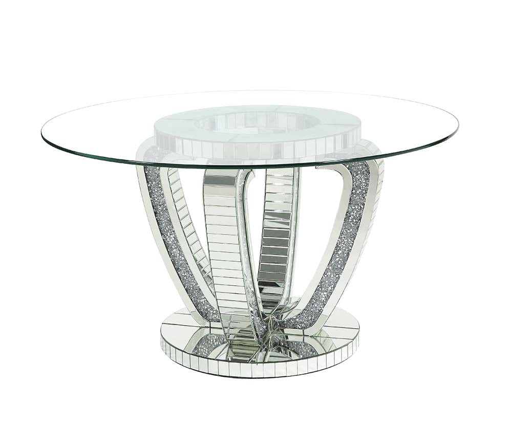 Mesa de comedor Noralie de 52" de diámetro Glam