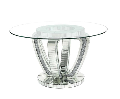 Mesa de comedor Noralie de 52" de diámetro Glam