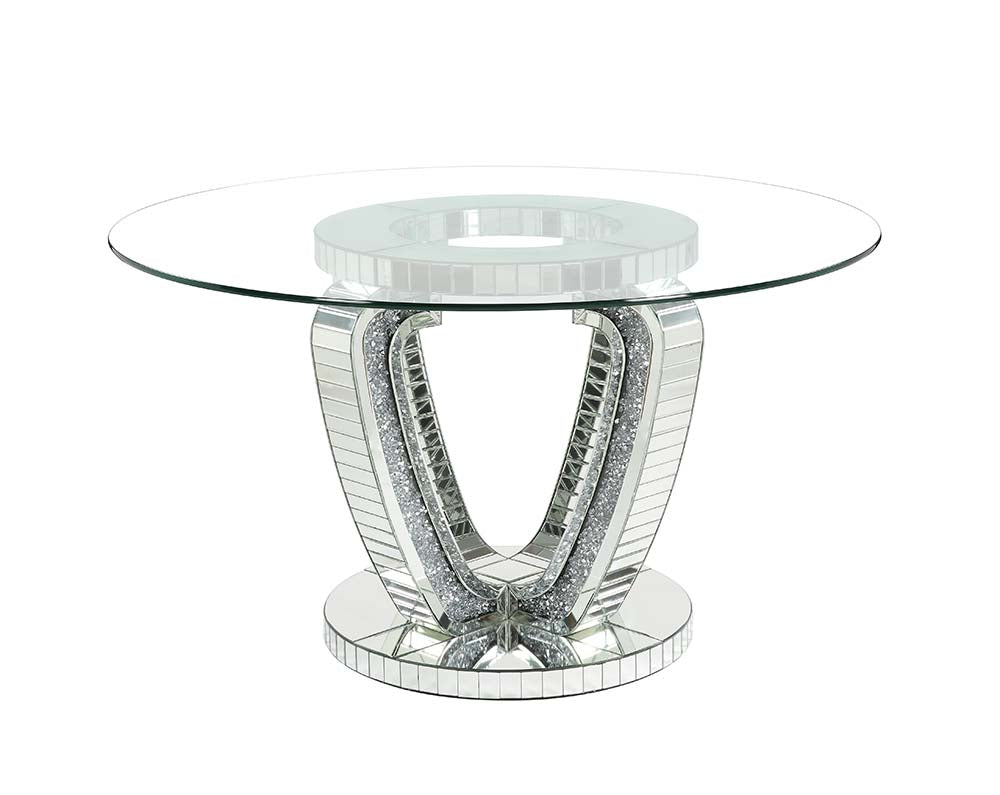 Mesa de comedor Noralie de 52" de diámetro Glam