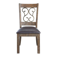 Silla auxiliar tapizada Raphaela de 96 cm de alto (juego de 2)