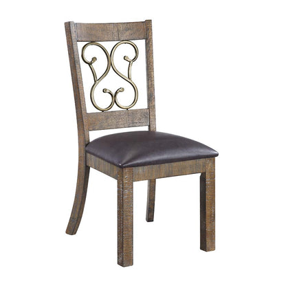 Raphaela 38"H Upholstered Side Chair (Set-2)