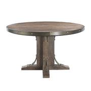 Mesa de comedor redonda y rectangular Raphaela de 54" de largo