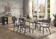 Mesa de comedor rectangular Edina de 64" de largo