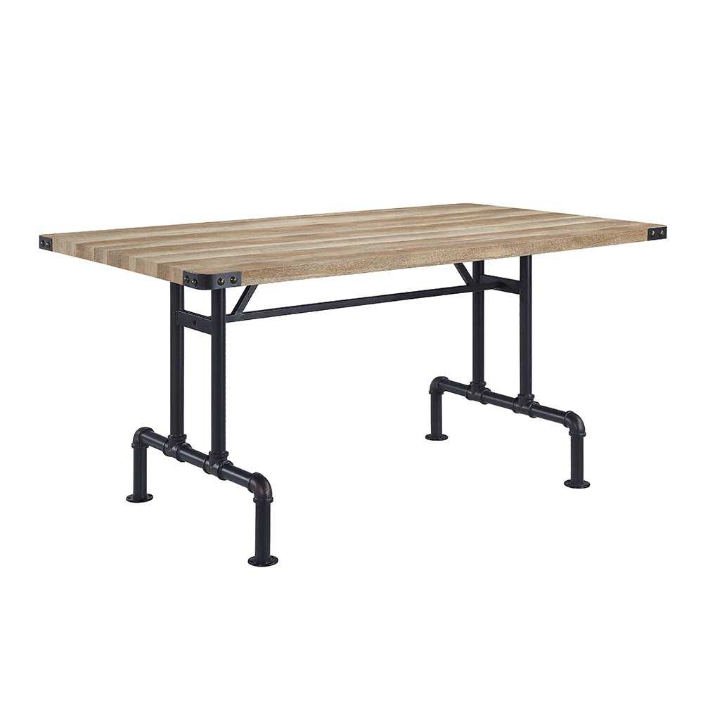 Mesa de comedor rectangular Edina de 64" de largo