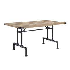 Mesa de comedor rectangular Edina de 64" de largo