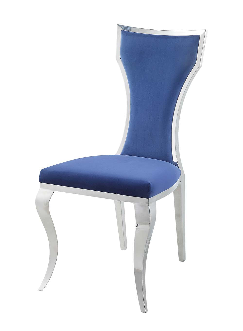 Silla auxiliar Azriel de terciopelo de 109 cm (juego de 2)
