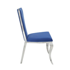 Silla auxiliar Azriel de terciopelo de 109 cm (juego de 2)