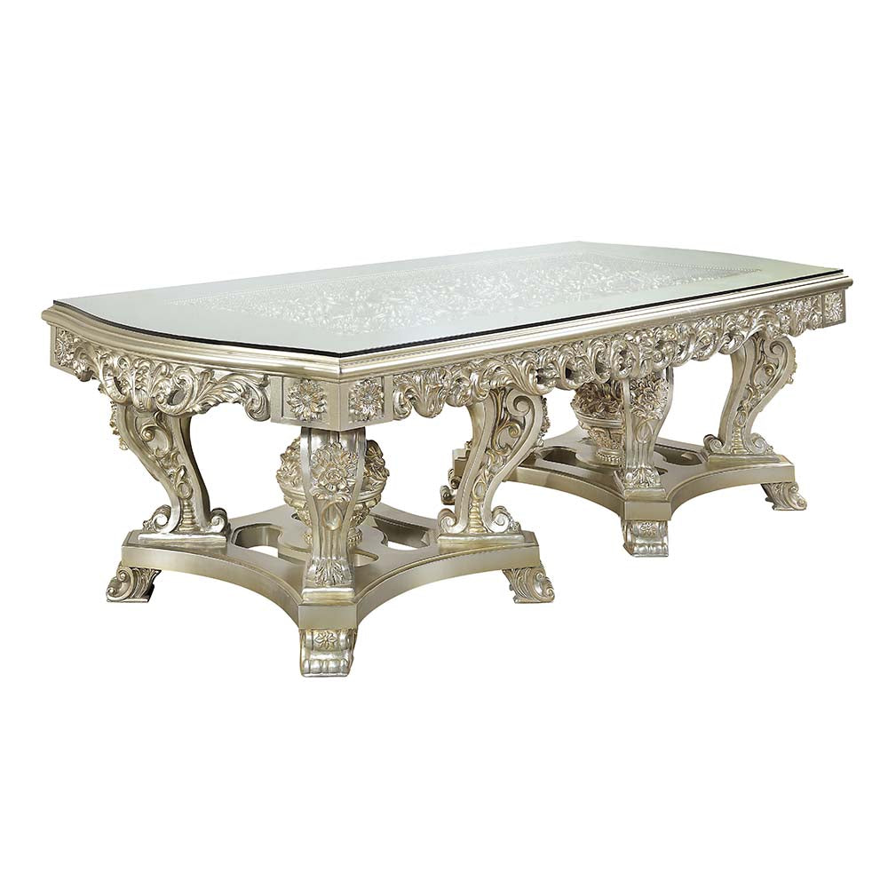 Mesa de comedor rectangular Sorina de 108" de largo