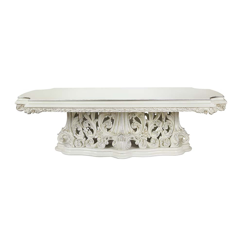 Mesa de comedor rectangular Adara de 107 pulgadas de largo