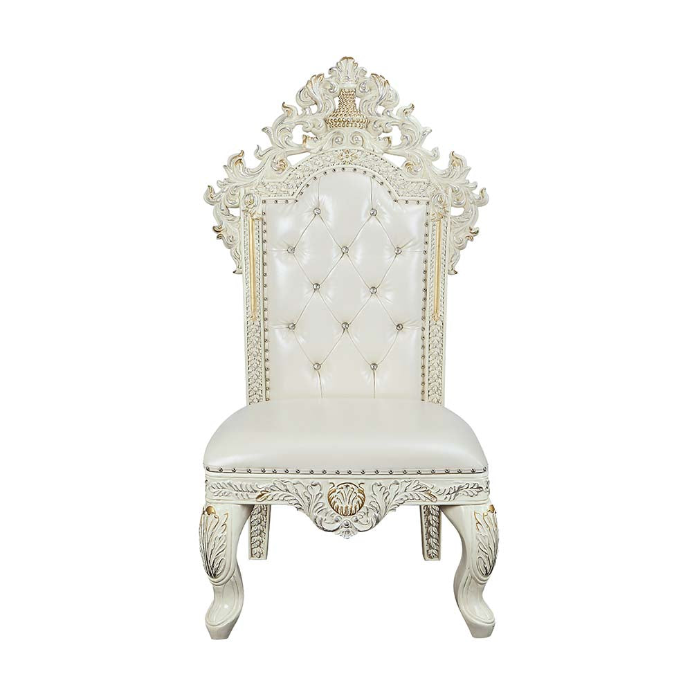 Silla auxiliar tapizada Adara de 57" de alto (juego de 2)
