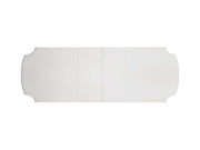 Mesa de comedor rectangular extensible Vendome con base de pedestal