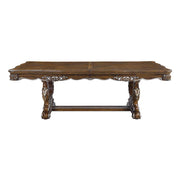 Mesa de comedor rectangular Latisha con base de caballete