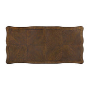 Mesa de comedor rectangular Latisha con base de caballete