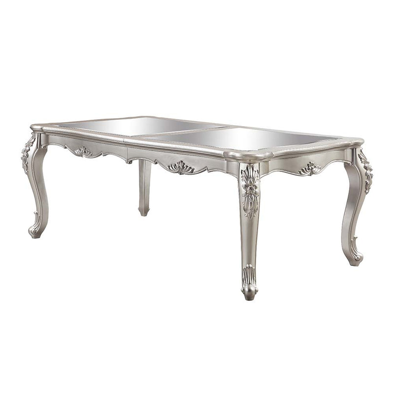 Mesa de comedor extensible rectangular Bently con patas cónicas