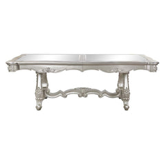 Mesa de comedor extensible rectangular Bently con base de caballete