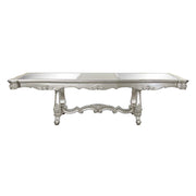 Mesa de comedor extensible rectangular Bently con base de caballete