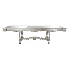 Mesa de comedor extensible rectangular Bently con base de caballete
