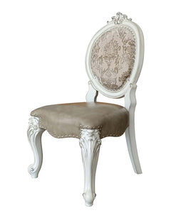 Silla auxiliar tapizada Versailles de 117 cm de alto (juego de 2)