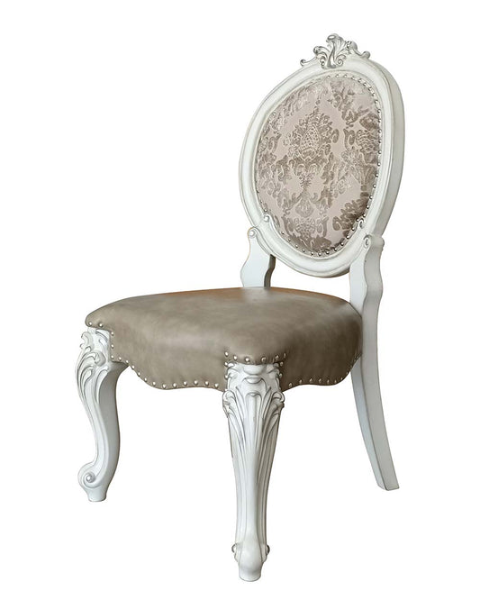Silla auxiliar tapizada Versailles de 117 cm de alto (juego de 2)