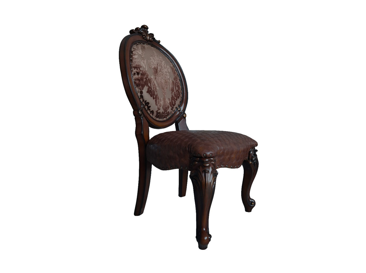 Silla auxiliar tapizada Versailles de 117 cm de alto (juego de 2)