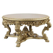 Mesa de comedor redonda Bernadette de 64" de diámetro
