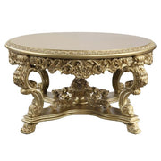 Mesa de comedor redonda Bernadette de 64" de diámetro