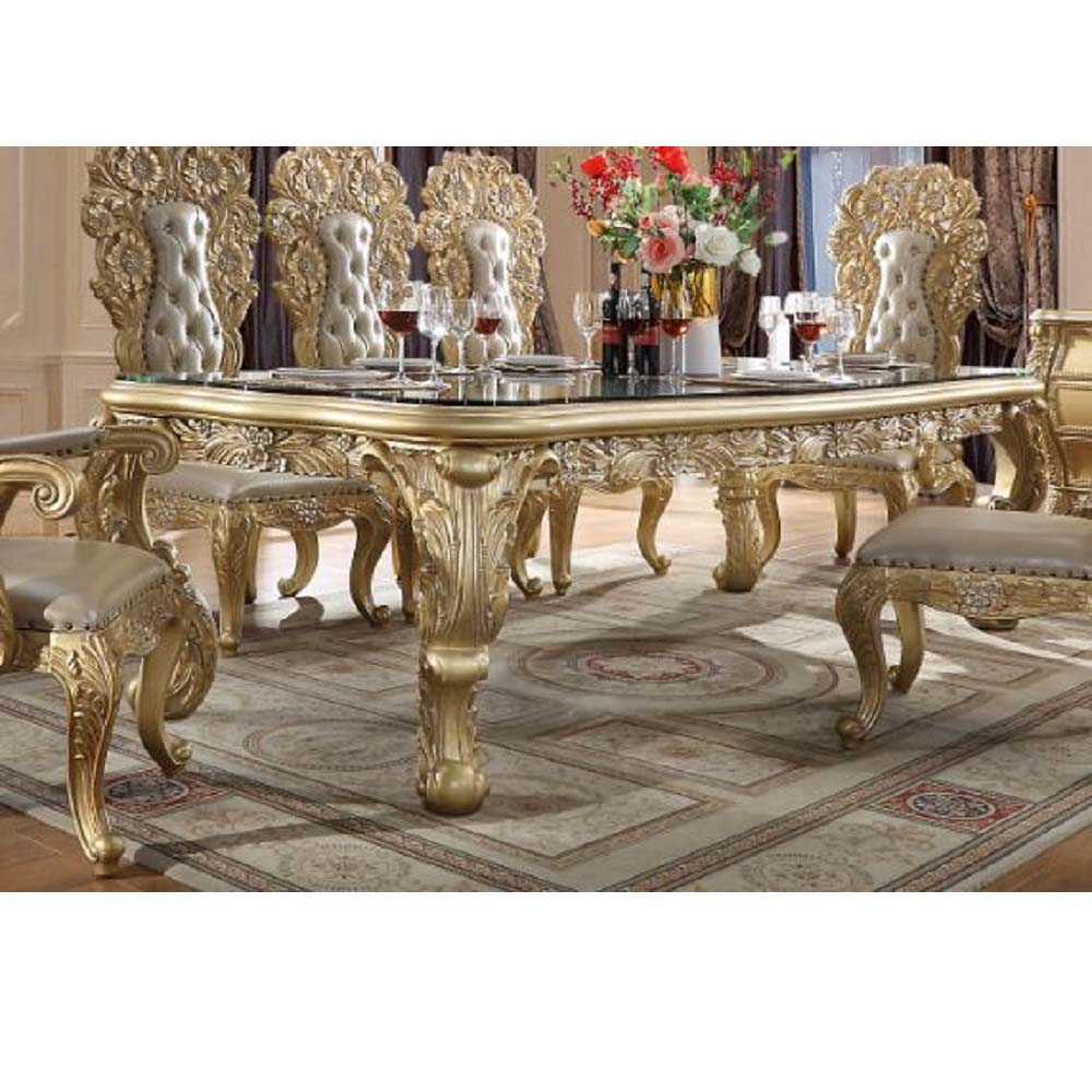 Mesa de comedor rectangular Cabriole de 108" de largo