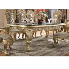 Mesa de comedor rectangular Cabriole de 108" de largo