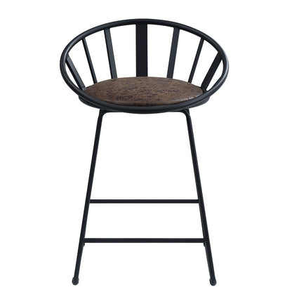 Zudora 30"H Upholstered Counter Height Chair (Set-2)