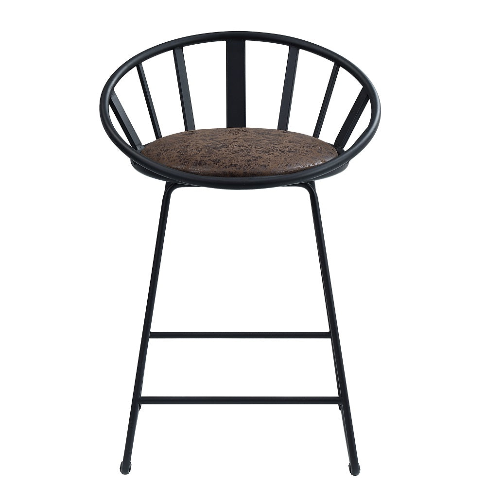 Zudora 30"H Upholstered Counter Height Chair (Set-2)