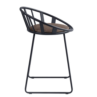 Zudora 30"H Upholstered Counter Height Chair (Set-2)