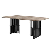 Mesa de comedor rectangular Zudora de 72" de largo