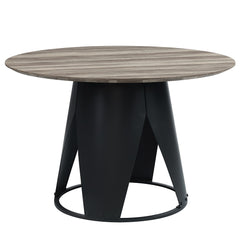 Mesa de comedor redonda Zudora de 47" de diámetro