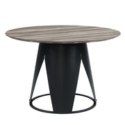 Mesa de comedor redonda Zudora de 47" de diámetro