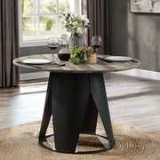 Mesa de comedor redonda Zudora de 47" de diámetro