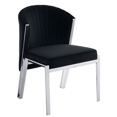 Silla auxiliar Fallon de terciopelo de 31" de alto (juego de 2)