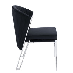 Silla auxiliar Fallon de terciopelo de 31" de alto (juego de 2)