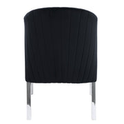 Silla auxiliar Fallon de terciopelo de 31" de alto (juego de 2)