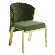 Silla auxiliar Fallon de terciopelo de 31" de alto (juego de 2)
