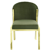 Silla auxiliar Fallon de terciopelo de 31" de alto (juego de 2)