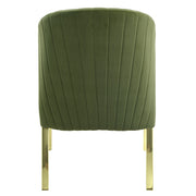 Silla auxiliar Fallon de terciopelo de 31" de alto (juego de 2)