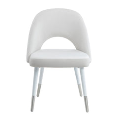 Silla auxiliar de terciopelo Zemirah de 83 cm de alto (juego de 2)