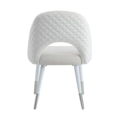 Silla auxiliar de terciopelo Zemirah de 83 cm de alto (juego de 2)