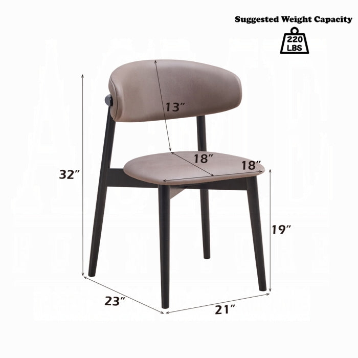 Silla auxiliar Lanae de 81 cm de alto (juego de 2)