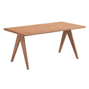 Mesa de comedor rectangular Velentina de 63" de largo