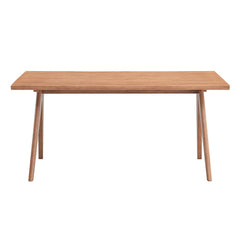 Mesa de comedor rectangular Velentina de 63" de largo