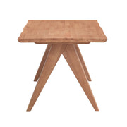 Mesa de comedor rectangular Velentina de 63" de largo