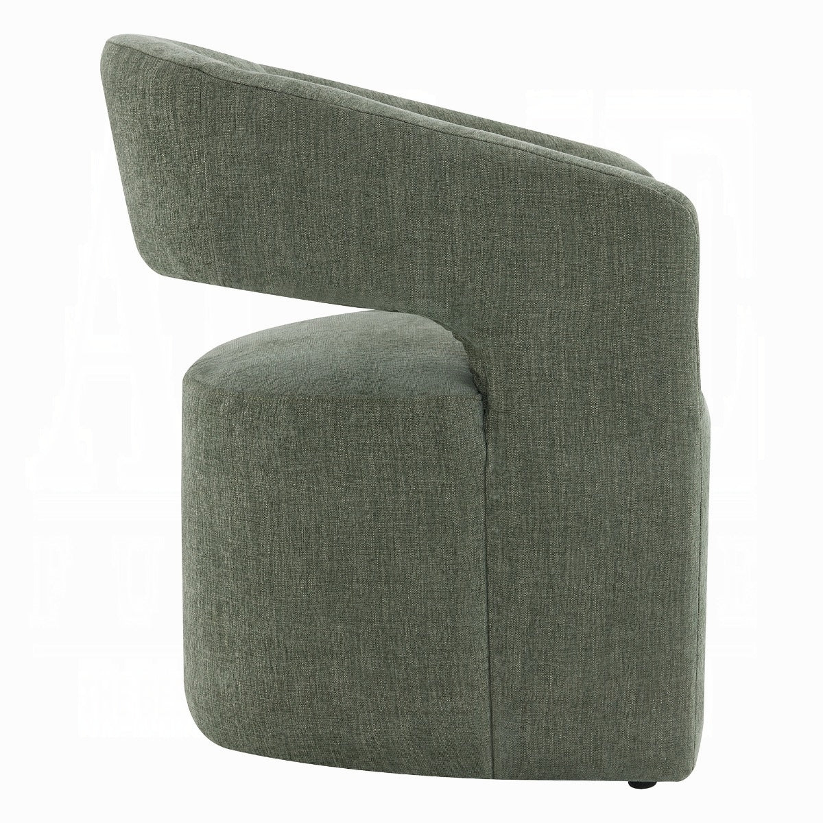 Libni Arm Chair w/Casters - Green Linen