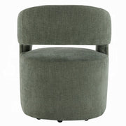 Libni Arm Chair w/Casters - Green Linen