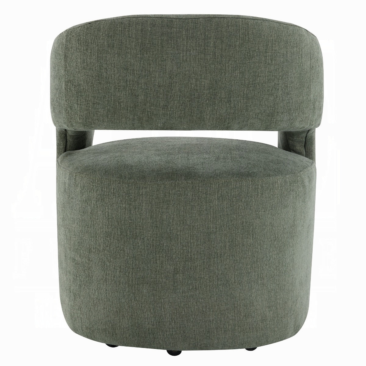 Libni Arm Chair w/Casters - Green Linen